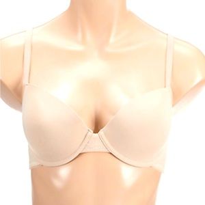 NEW 34D Maidenform Bra, Comfort Devotion Ultimate No-Show Underwire, Pearl Color